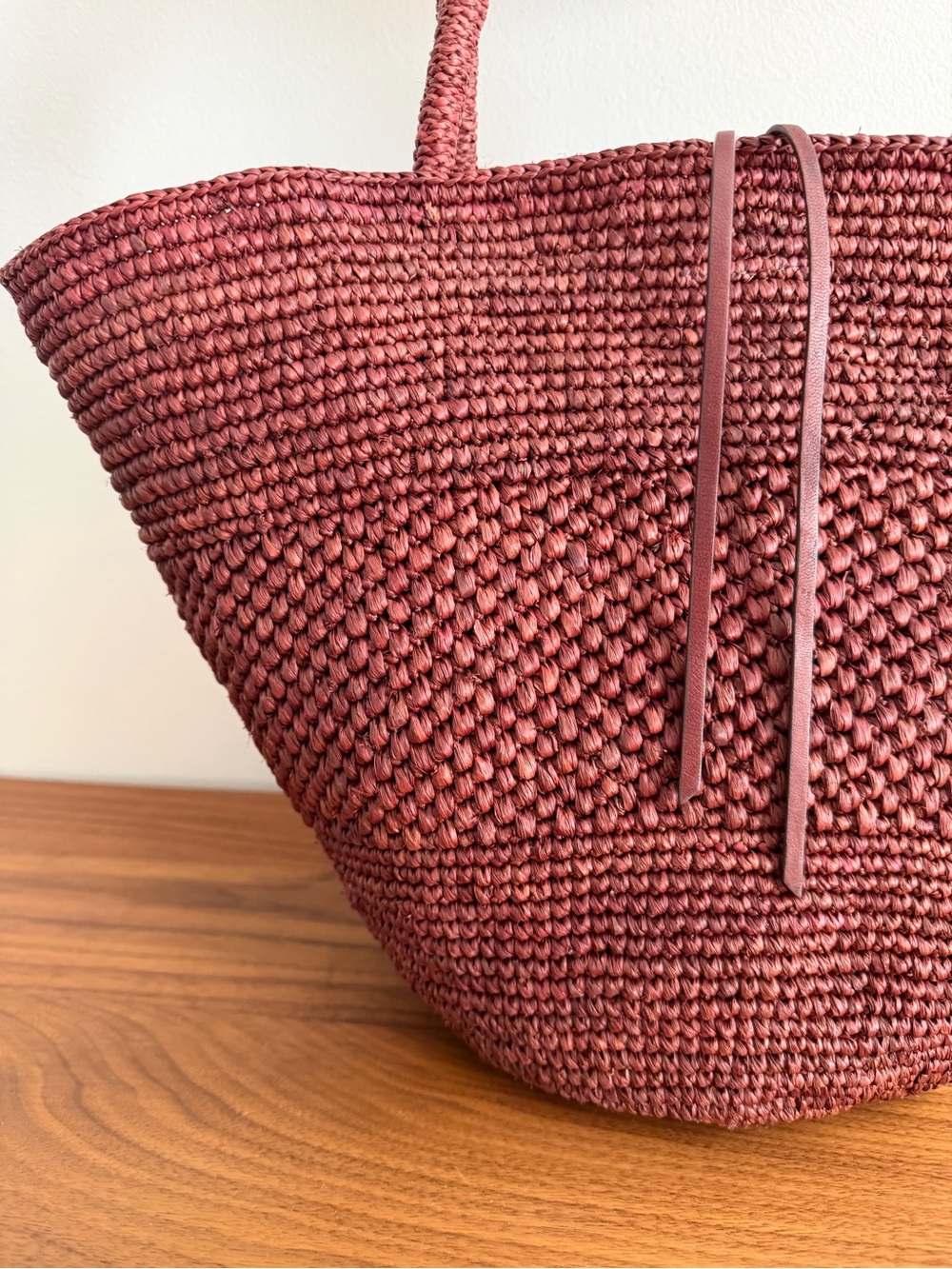 The Row Emilie bag in Burgundy - Picture 9 of 9